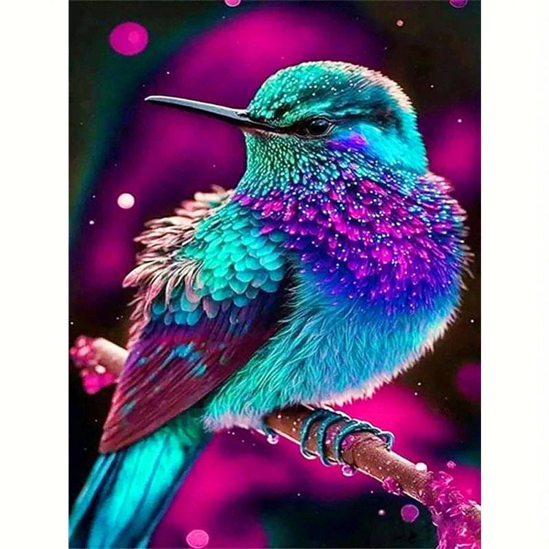 Diy Алмазная картина животное птица полная круглая алмазная вышивка крестиком картина из страз ручной работы настенное искусство домашний декор 30x40 см