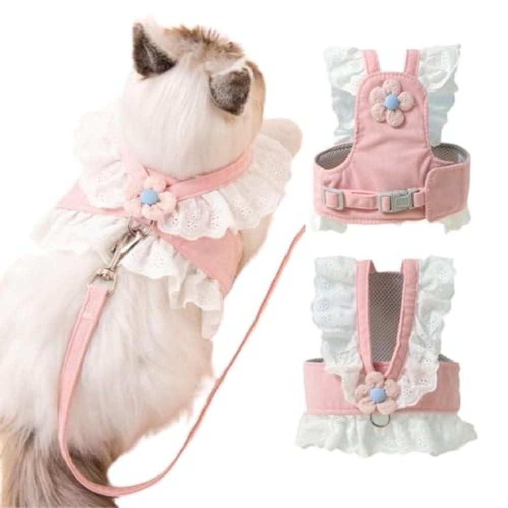 Breathable Material Pet Chest Strap Adjustable Straps Small Pet Harness Tiny Pets