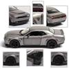 Dodge Challenger SRT Demon Supercar 5 Inch Metal Car Simulation Diecast & Toy Vehicle RMZ City 1:36 Alloy Model Gifts For Children