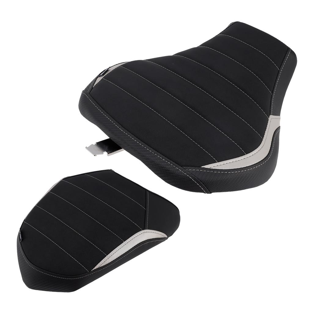 Front&Rear Raider Passenger Cushion Kit Gray For Kawasaki Ninja H2 Sx 2022-2025