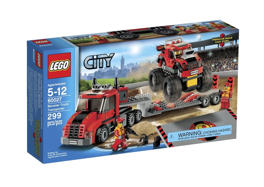 LEGO City Monster Truck Transporter - 60027 (Used)