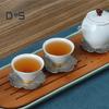 Нескользящий коврик для чашки, хорошая изоляция, форма лотоса, сплав, декор стола, подставка для чая