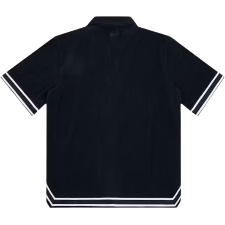 Nike Kobe Плиссированный Топ для Баскетбола с Коротким Рукавом Черный/Белый Мужские Топы IB0020-010