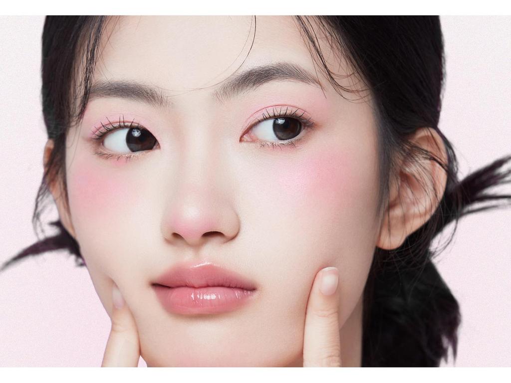 NEIYOU Pomelo Blush Cream: Multi-use Dopamine Makeup Puff, Color Highlight, Eyeshadow & Blush Stick.