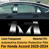 Car Headlight Protection Transparent Anti-Scratch Protective Film TPU Stickers For HONDA ACCORD  2024 Accessories