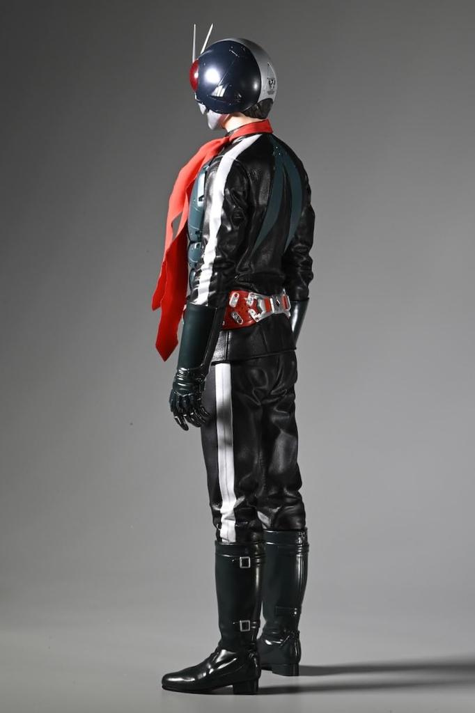 Kaiyodo Мега Мягкий Винил Камен Райдер Но. 2 (Шин Камен Райдер) Приблизительно 500 мм в высоту, не в масштабе, окрашенная ПВХ фигурка