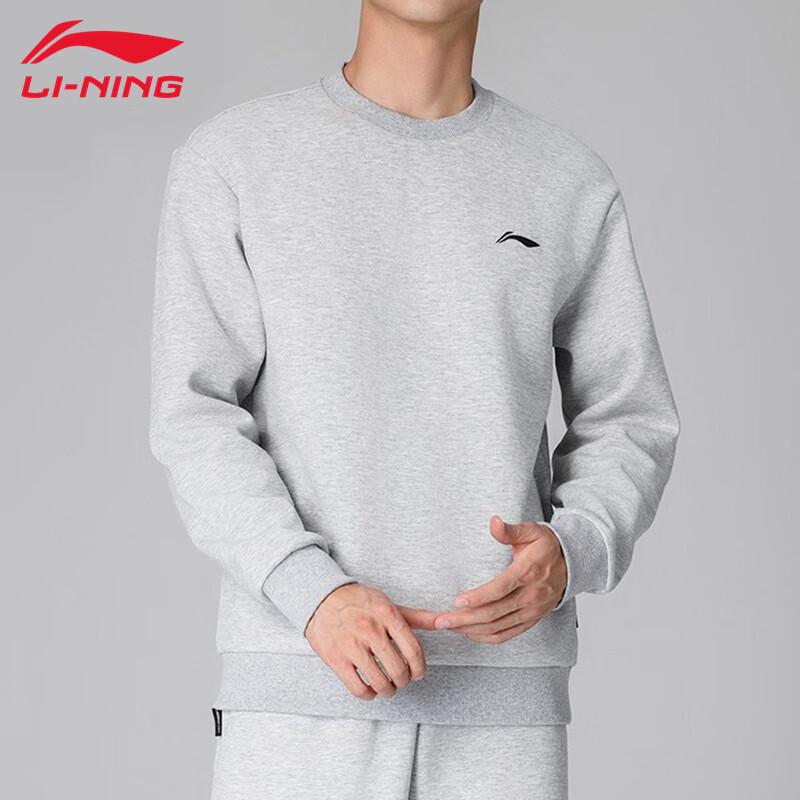 Li-Ning Мужская классическая толстовка с круглым вырезом VE41