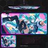 Аниме Хацунэ Мику One Piece Seven s RGB Коврик для мыши Супербольшой Киберспорт Анимация Игра Аниме Fps Настольный коврик