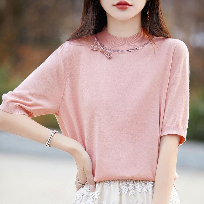 Летняя рубашка для женщин - 50% шелковая смесь Mulberry | Не мнется и защищает от ультрафиолета | Роскошный легкий топ