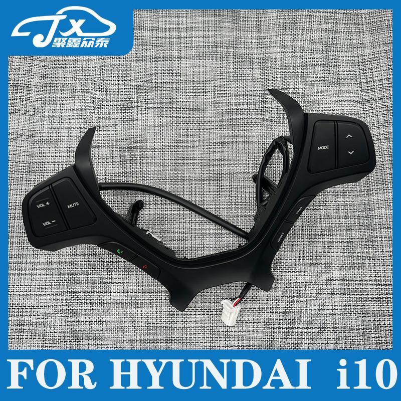 For grand I10 2014-2017 Steering Wheel Switch Audio Control Button Compatible with Car Models Steering Wheel Control Upgrade