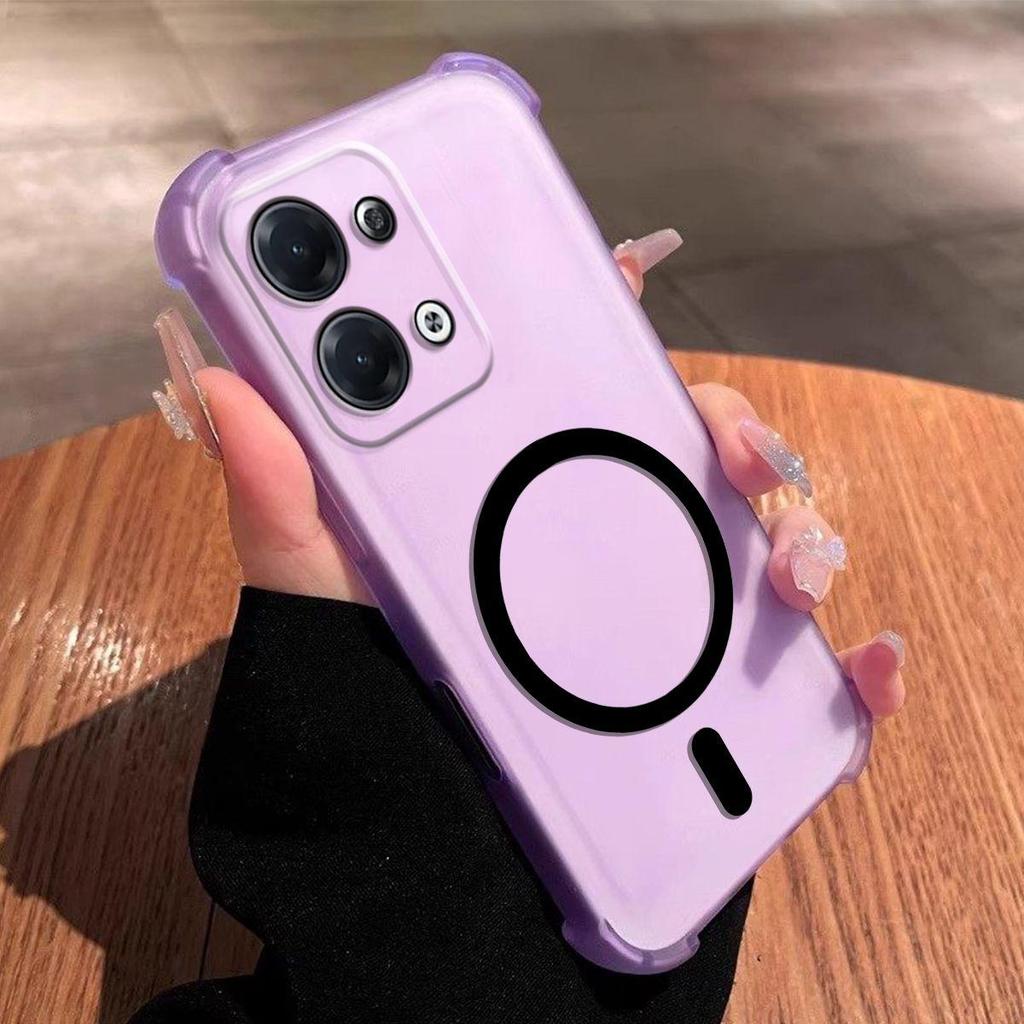 Самодельный магнитный кольцевой желе-чехол для Vivo Y21 5G Y11d Y05, противоударный, с защитой углов-подушек безопасности