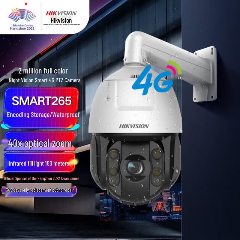 HIKVISION iDS-2DE6C240MW-D/GLT/XM 2MP 40x Zoom 4G Full-Color PTZ Security Camera