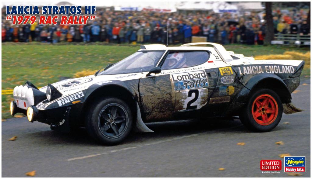 Hasegawa Lancia Stratos HF 1979 RAC Rally Plastic Model 20598 1/24