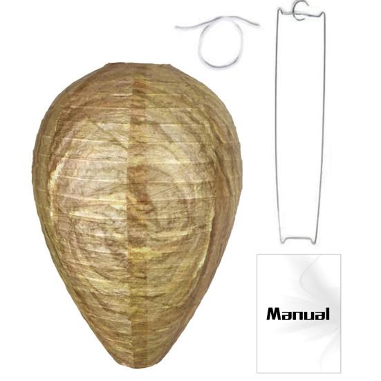 Осиный фонарь, реалистичный, безвредный, экологически чистый, простая установка, Осиное гнездо, приманка, водонепроницаемый, реалистичный репеллент от ос, садовые принадлежности