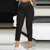 Women's Elastic Waistband High Waist Loose Fashion Casual Wide Leg Trousers