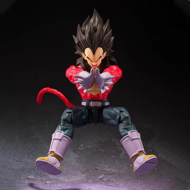 Фигурки SHF Dragon Ball GT Супер Сайян 4 Сон Гоку Веджета Фигурка Действия Подвижная Коллекция Аниме Божественный Сайян Гоку Модель Кукла Игрушки