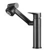 Смеситель для раковины 1080 градусов Смеситель для кухонной раковины Смеситель для ванной комнаты Водный смеситель Аэратор Черный кран Смеситель с подогревом Кухонный смеситель Сантехника
