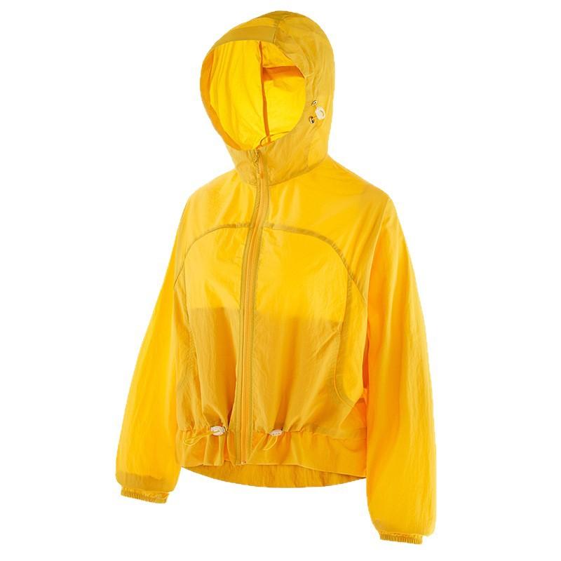 A banana light shell sunscreen clothing UPF10 + women's spring and summer breathable quick-drying anti-ultraviolet breathable short waist sunscreen