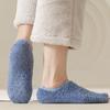 Adult Soft Slipper Socks for Women Fuzzy Floor Socks with Grips Winter Thickened Fleece Sleep Socks Non-slip Boot Socks