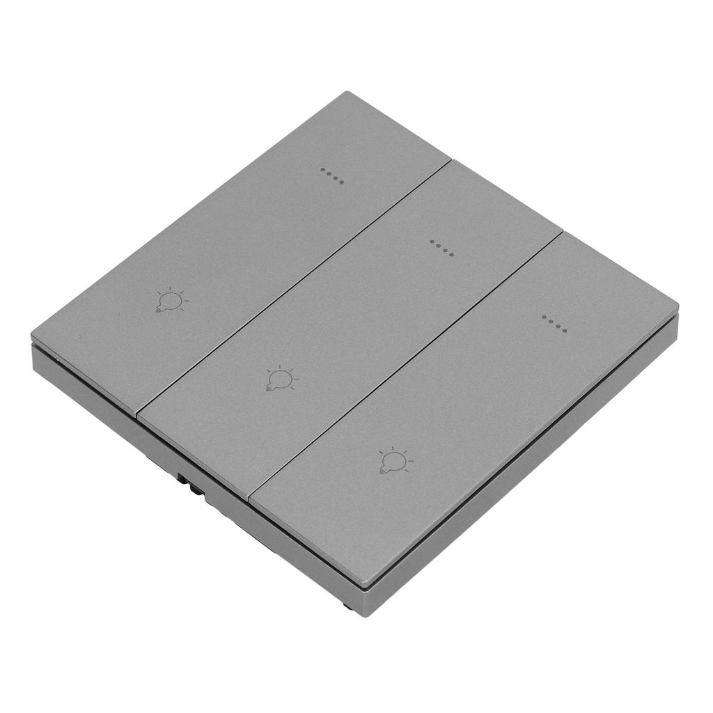 Умный выключатель света для беспроводного голосового управления по протоколу ZigBee, 3 открытых элемента управления, интеллектуальное количество