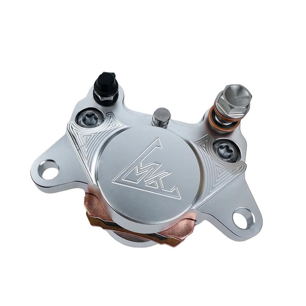 84mm Universal Motorcycle Brake Caliper CNC Aluminum 2-Piston High Performance Rear Small Crab Racing Brake Caliper Accessories