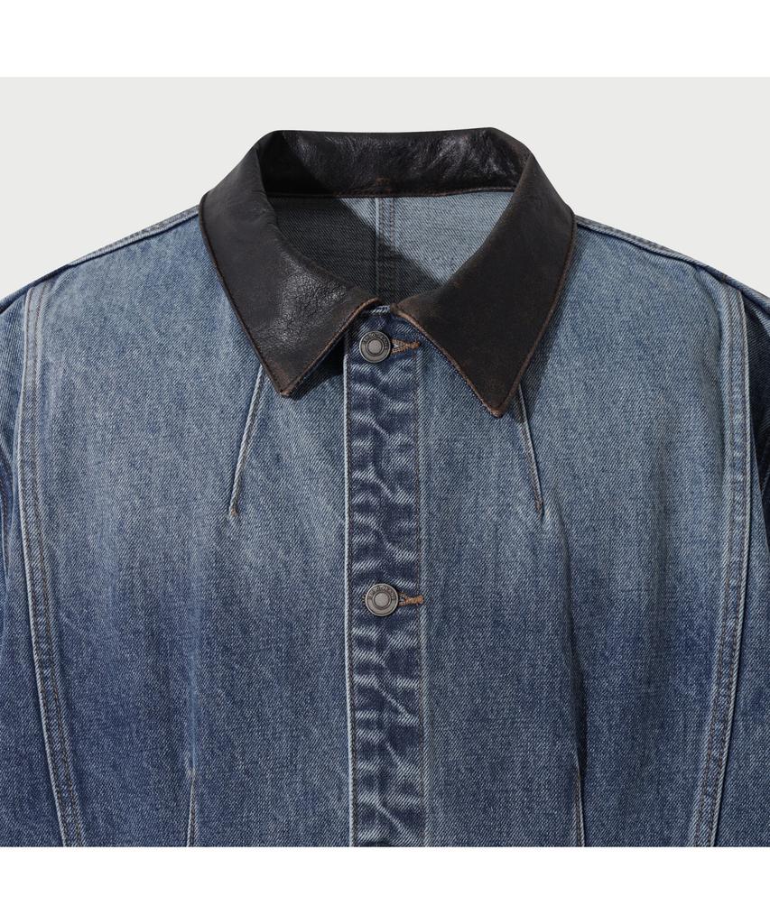 Iro Frisson Denim Drizzler Jacket - Light Blue