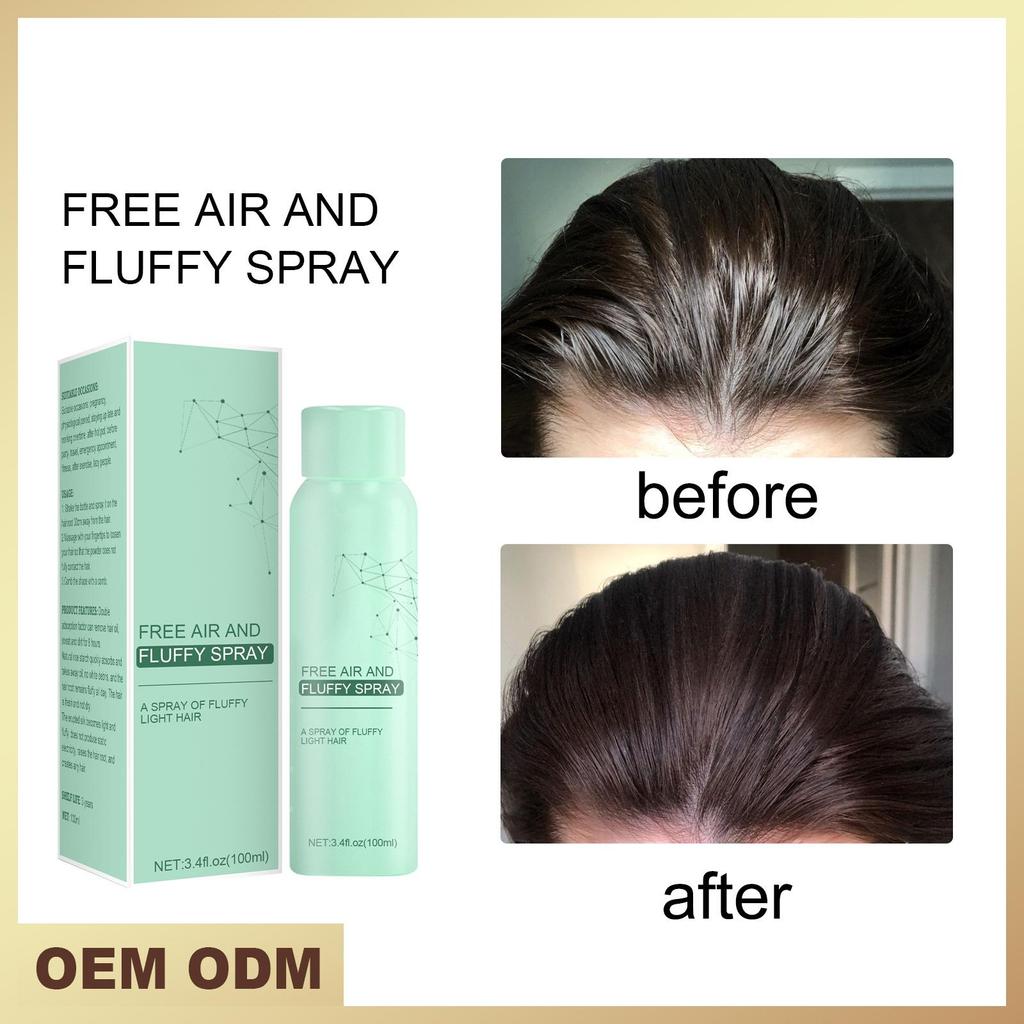 100 мл несмываемый спрей для сухих волос Fluffy Hair Lazy Oil Control пушистый спрей с ощущением воздуха, для всех типов волос