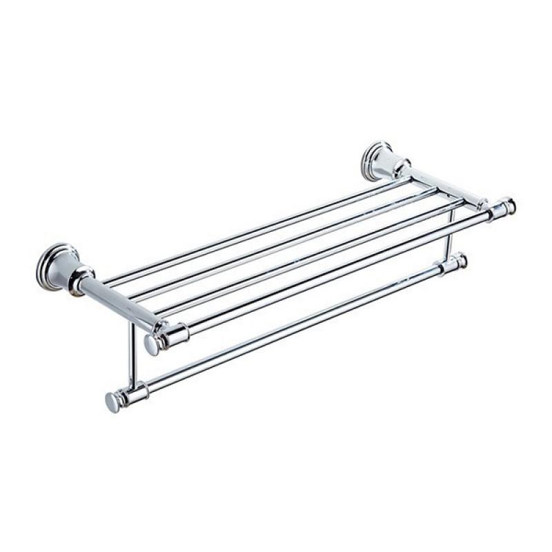 Modern Chrome Bathroom Accessories Set Wall Mounted Towel Bar Bath Linen Holder French Style Minimalist Hardware