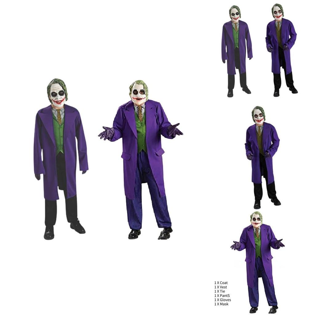 Popular Joker Cosplay Costume For Halloween And Anime Conventions