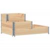 3 Tier Raised Garden Bed 120 x 80 cm Solid Pine Wood