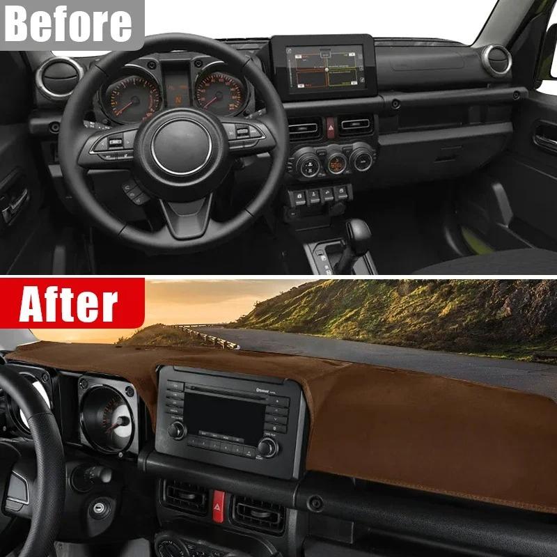 Автомобиль Для Suzuki Jimny JB64 JB74      Накладка на приборную панель Защита от света Коврик Защита от солнца Анти-УФ Коврики Нескользящие коврики