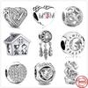 925 Sterling Silver Family Dream Catcher Bead Charms Fit Original  Charm Bracelets Women DIY Jewelry