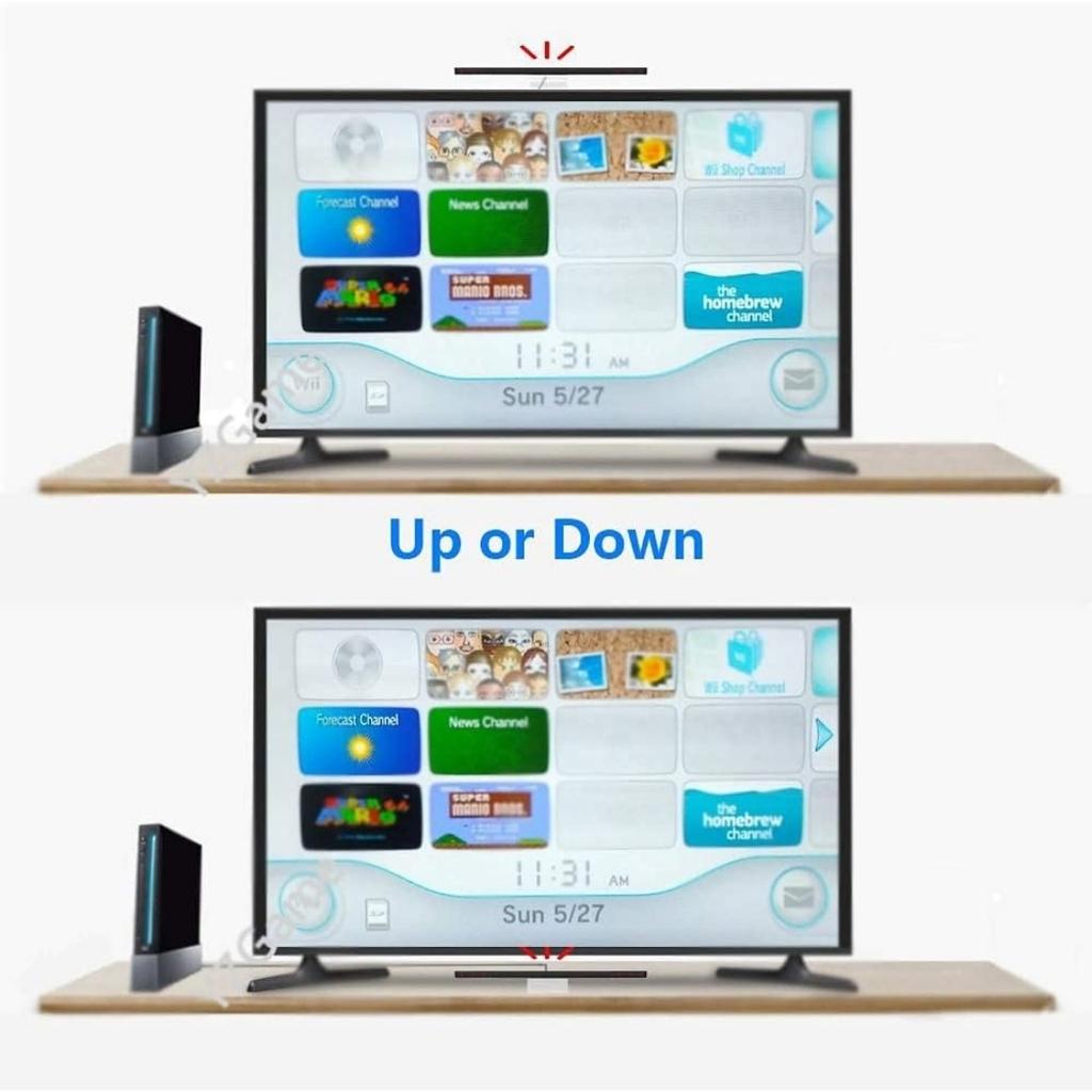 Замена сенсорной планки Wii, совместимой с Wii U для Nintendo Wired Infrared Sensor Bar Аксессуары для консоли Wii