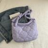Large Capacity Autumn Winter Pleated Dumpling Shoulder Crossbody Bag