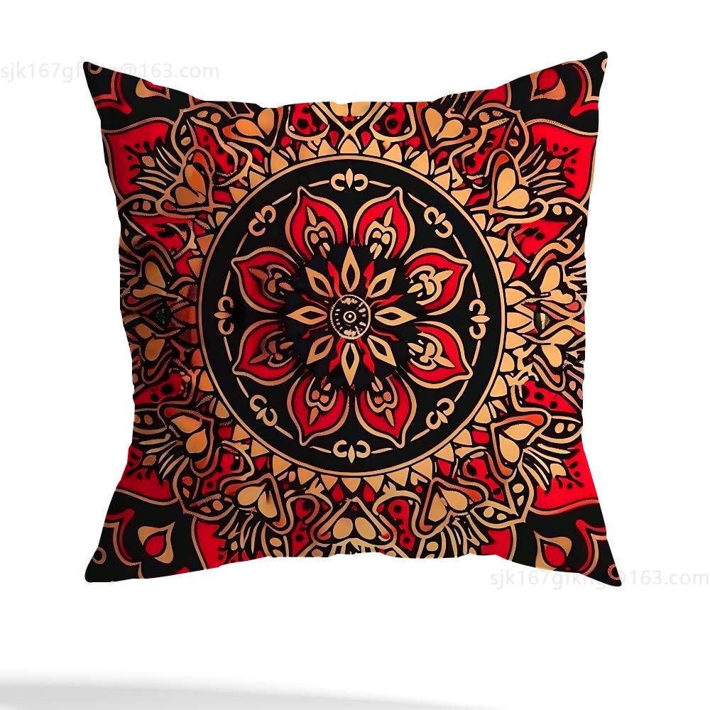 Наволочка Мандала Цветок Жизни Диван Гостиная Спальня Изголовье Спинка Подушка Квадратная Подушка Время для Сна