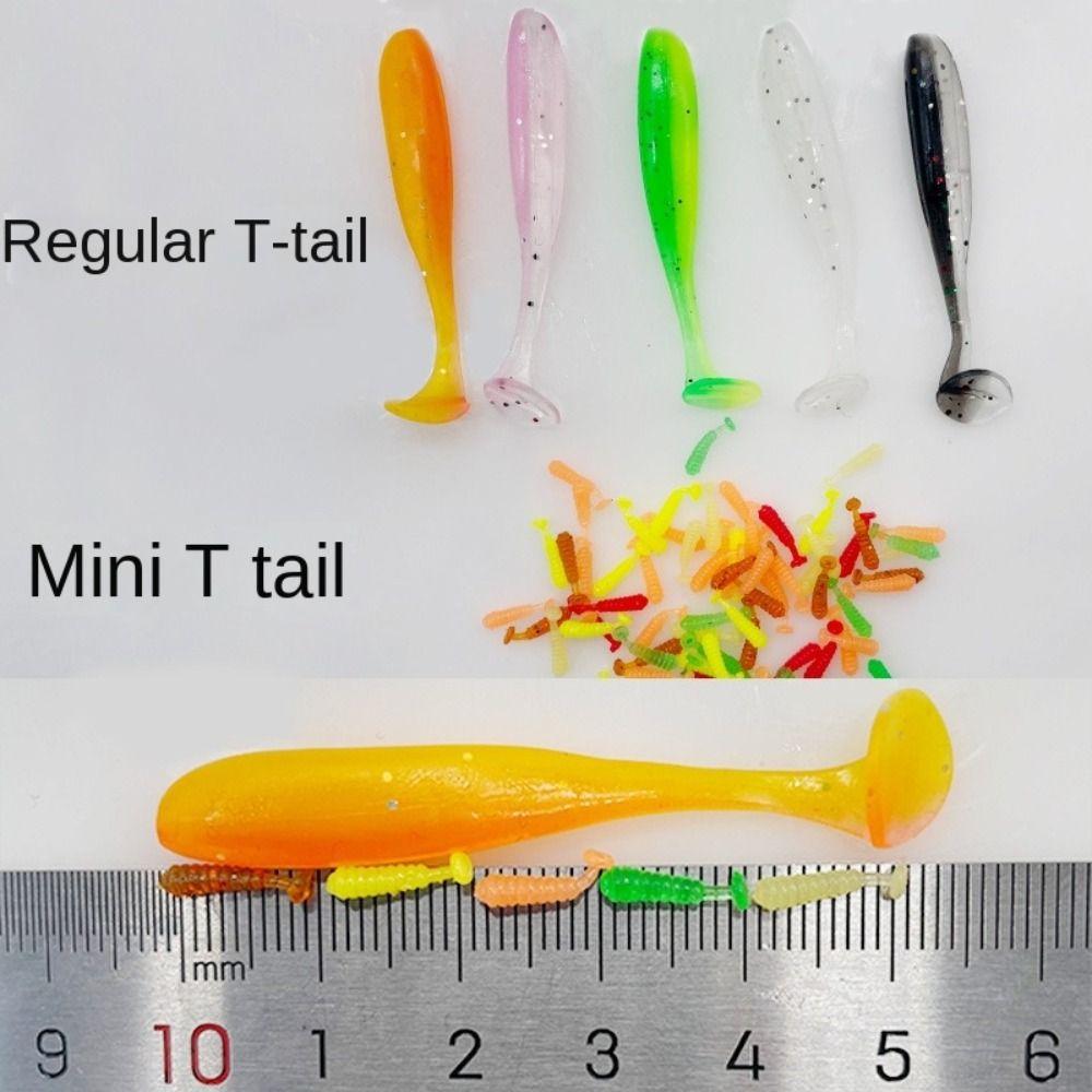 100 ШТ Силиконовые Мягкие Рыболовные Приманки 1 см Плавающие Воблеры Минноу Приманки Воблеры Минноу Зимняя Рыбалка