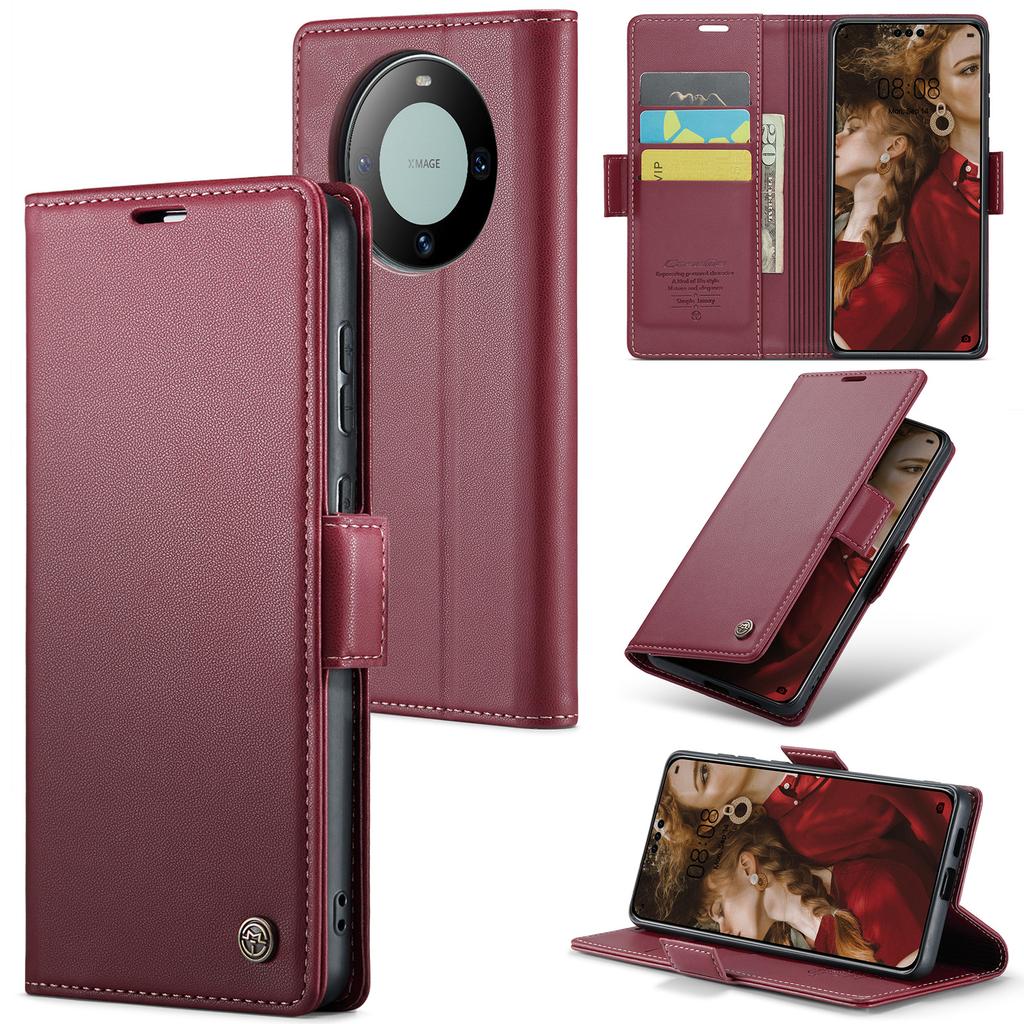 Для Huawei Mate 60/Mate 60 Pro/Mate 60 Pro+ чехол из искусственной кожи премиум-класса с функцией кошелька