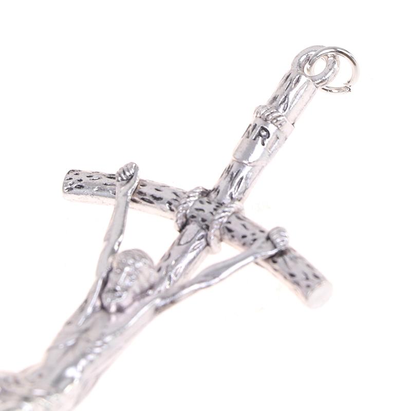 Церковные реликвии Иисуса на подставке Крест Распятие на стене Античная домашняя часовня Декор