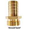 Соединитель шланга с наружной резьбой 3/4 дюйма X 25 мм, латунь Соединитель с наружной резьбой 1,2 дюйма X 25 мм Соединитель шланга с наружной резьбой 1/2 дюйма X 12 мм