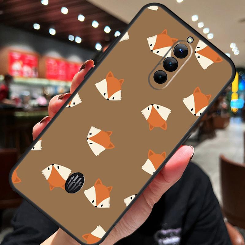 Cartoon Foxes Animal Case For ZTE Nubia Red Magic 10S 10 8 9 8S 9S 11 Pro Plus 5G 6R 6 7 6S 7S Pro 10 Air Cover
