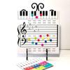Dry Erase Music Note Board Magnetic Note Reading Board Music Teaching Board  For Piano Teacher