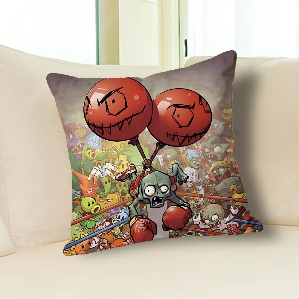 Горячие Наволочки для Игры Plants vs. Zombies для Спальни Гостиной Дивана Домашний Декор Полиэстеровая Наволочка на Подушку с Молнией