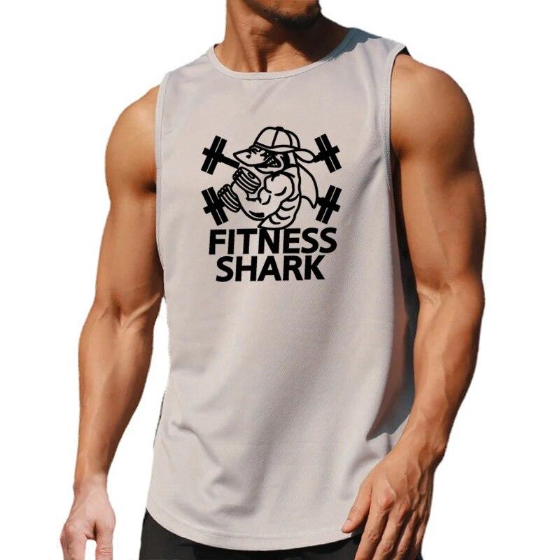 Muscleguys Спортивная майка, мужская баскетбольная майка для фитнеса и тренировок, свободная майка, впитывающая пот и дышащая, без рукавов с короткими рукавами