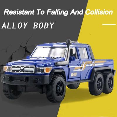 Металлическая игрушечная модель автомобиля Пикап с отскоком
