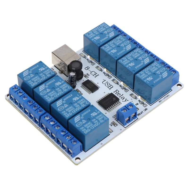 Для C 12В 8 каналов USB e Управление компьютером, USB-управление с платой PCB Высокая чувствительность
