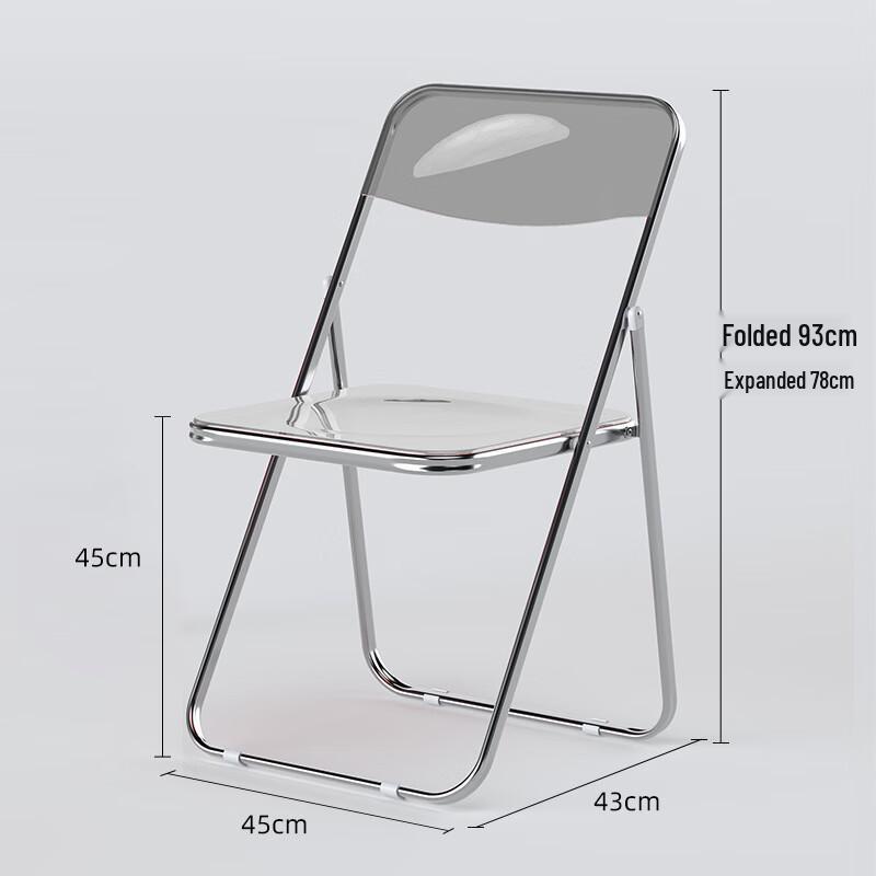 Transparent Acrylic Vanity Chair
