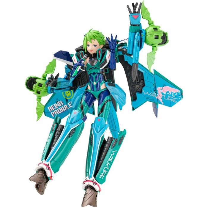 Aoshima VFG Macross Delta VF-31A Kairos Reina Prowler 1/100 Scale Color-Coded Plastic Model Kit MC-15 (Aircraft) 140mm