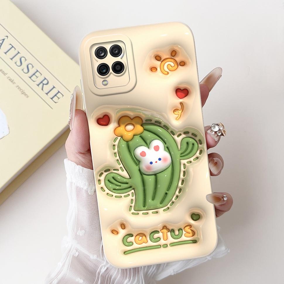 For Samsung Galaxy A12 Case Colorful Flower Panda Cartoon Cover Soft Slim Phone Cases For Samsung  A12 GalaxyA12 Back Cover