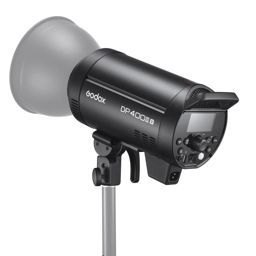 Godox DP400III-V Модернизированная студийная вспышка мощностью 400 Вт GN87 Встроенная стробоскопическая подсветка 5600+/-200K