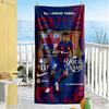 Lamin Yamal Personalized Text Beach Towel Soft Durable Quickdry